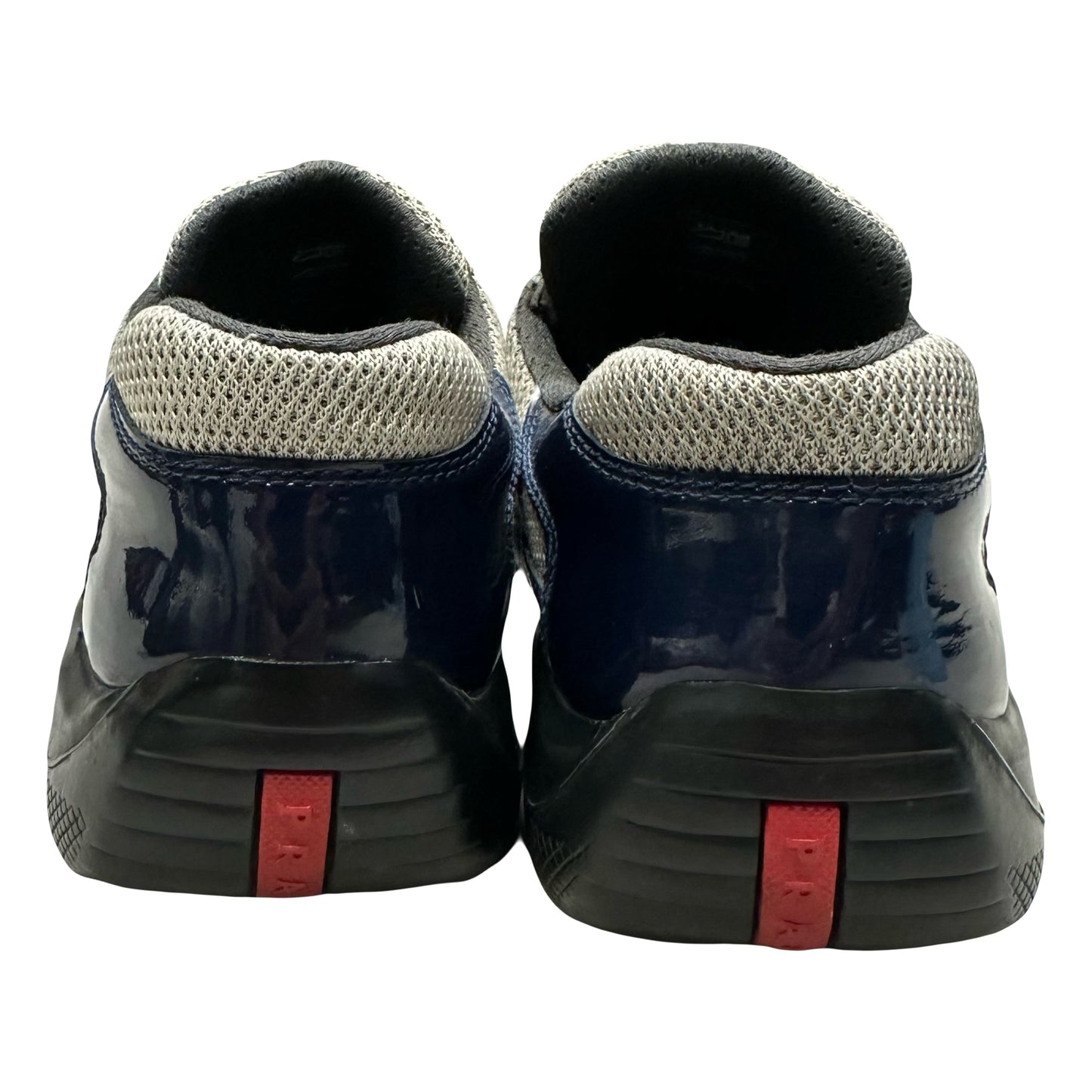 Prada America’s Cup Sneakers In Navy & Olive (7UK/8US) | UK 7, Navy