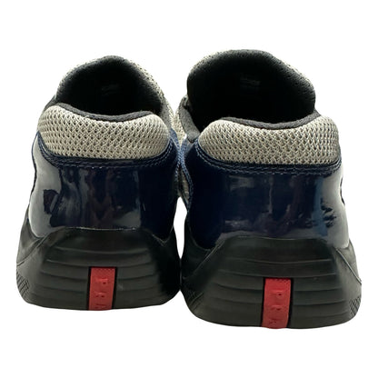 Prada America’s Cup Sneakers In Navy & Olive (7UK/8US) | UK 7, Navy