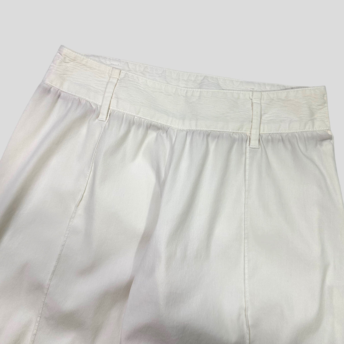 Prada Sport 00’s Linen Ponte Trousers - UK6-8 | O/S, White