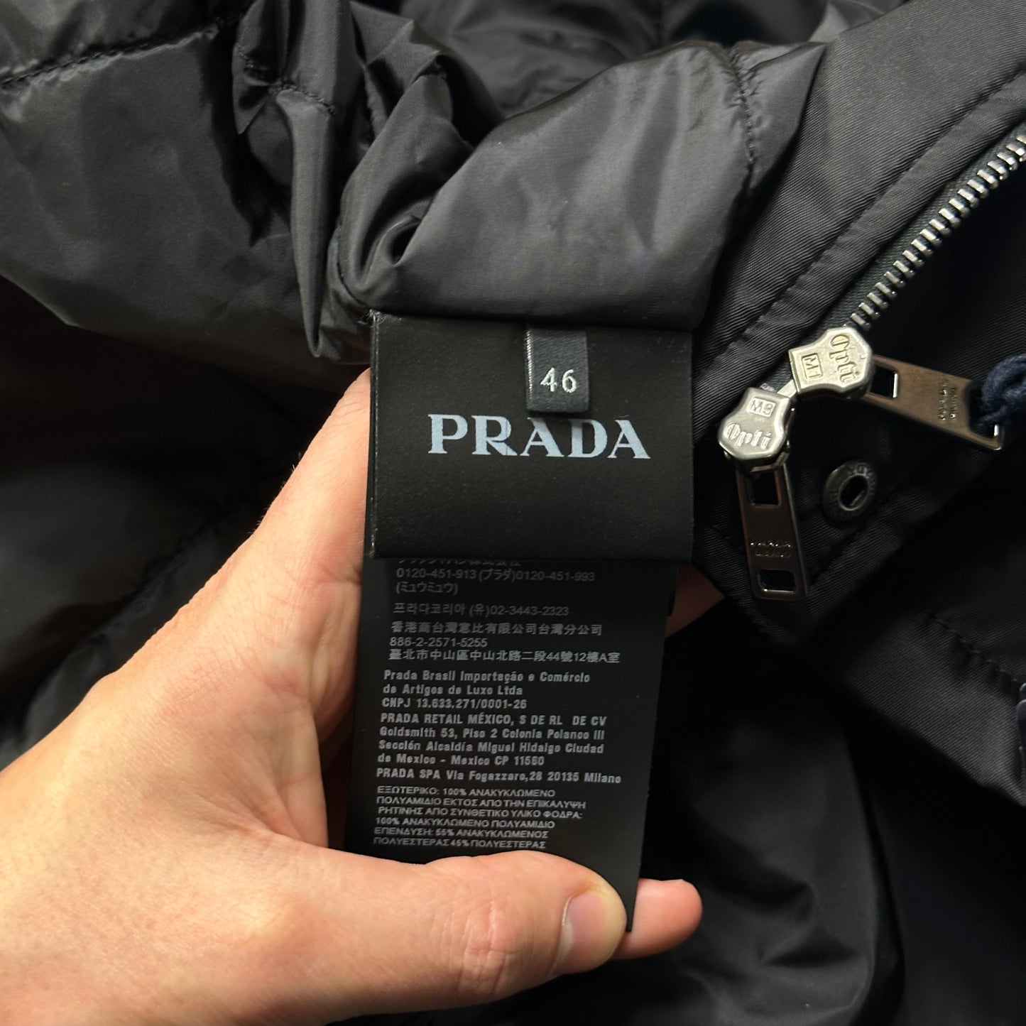 Prada 2024 Staff Exclusive Ballistic Nylon Padded Jacket - IT46 (M/L)