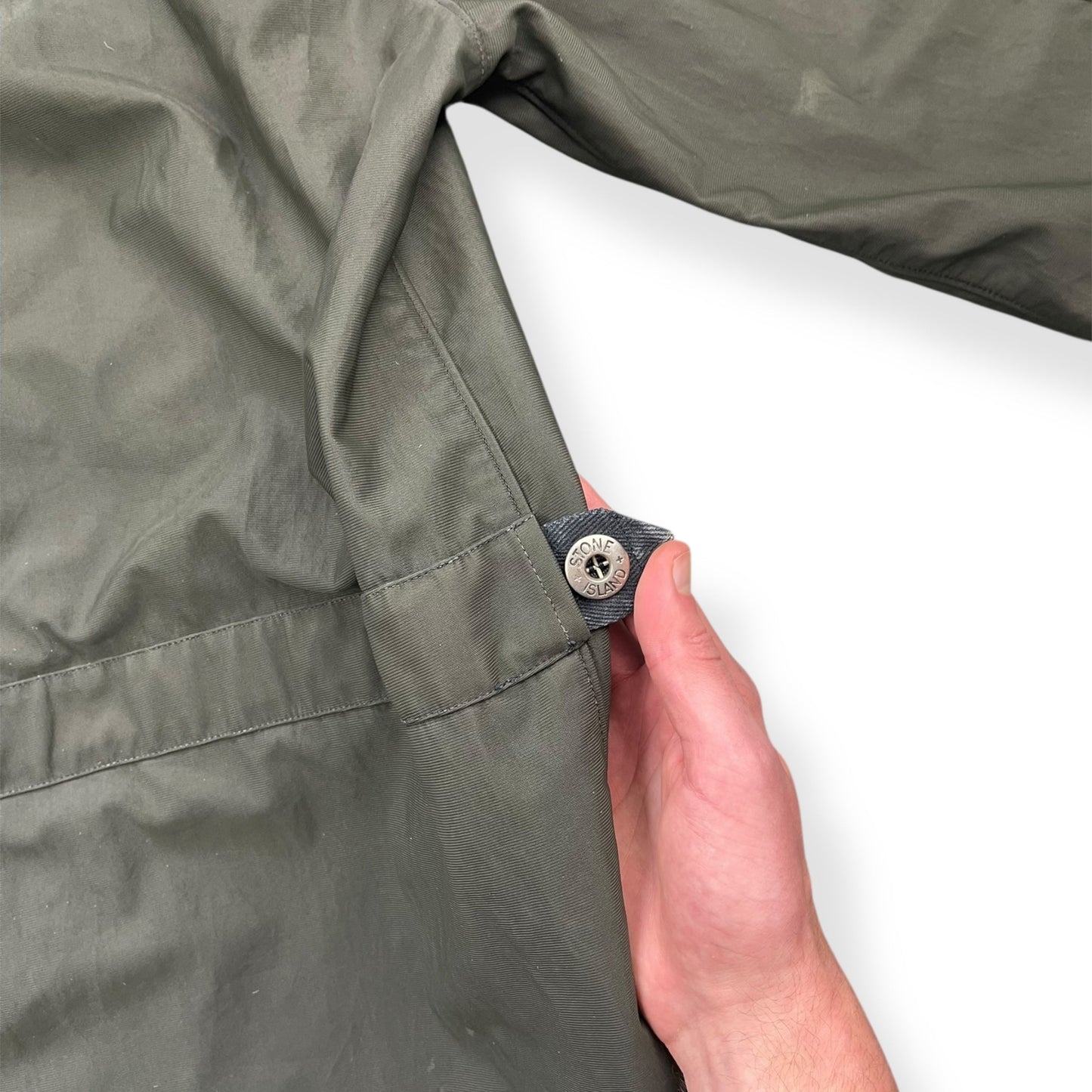 SS2000 Stone Island Nylam Dual Zip Jacket (XL) | Default Title, Olive
