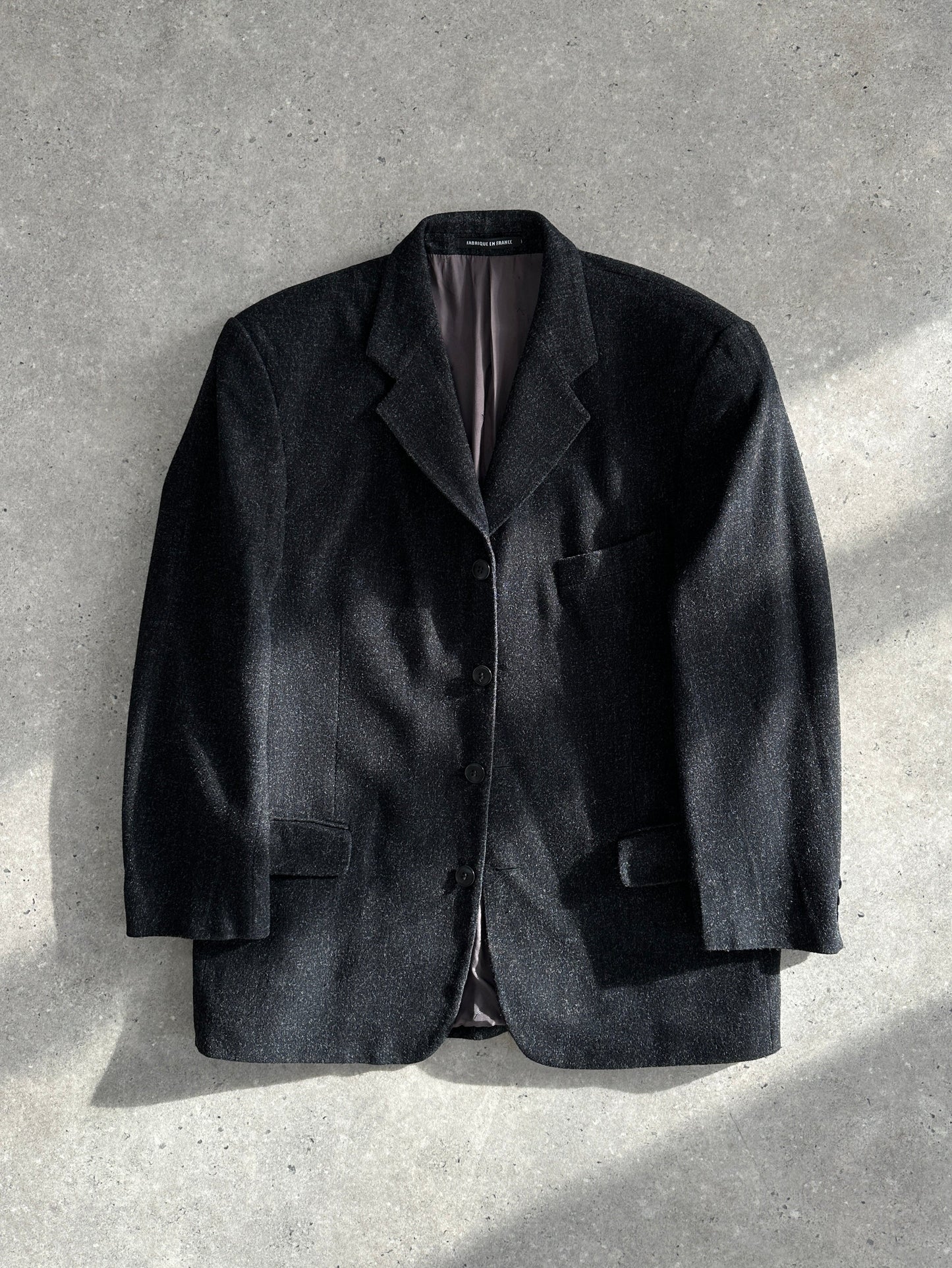 Yves Saint Laurent Brushed Wool Blazer - L/XL