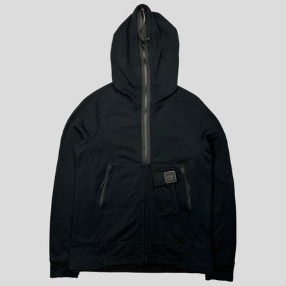 CP Company Metropolis Full-Zip Hoodie - S/M | Small, Black