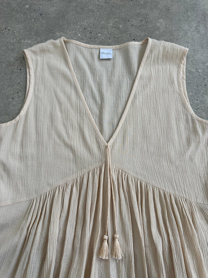 Max Mara Pure Cotton Floor Length Sun Dress - UK12