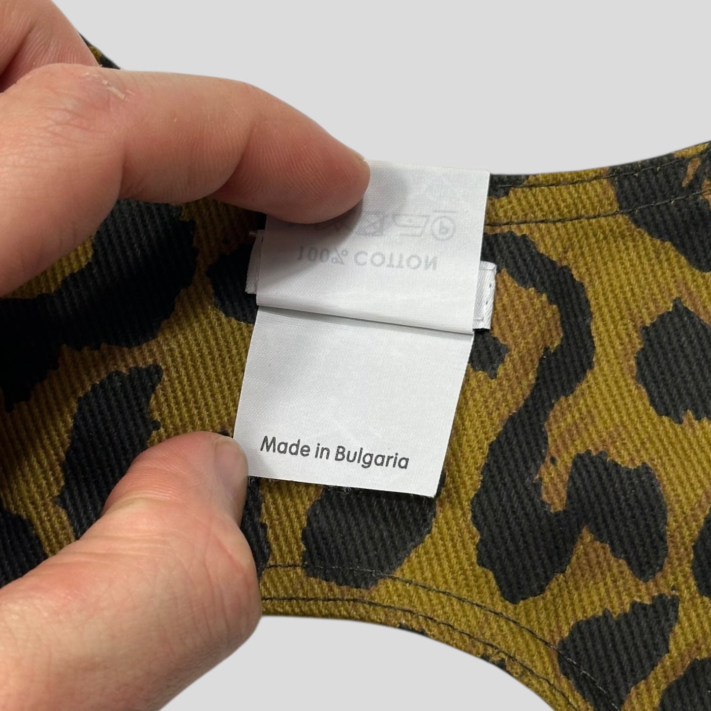 Dries Van Noten SS16 Cheetah Print Holster Suspender Harness Bag