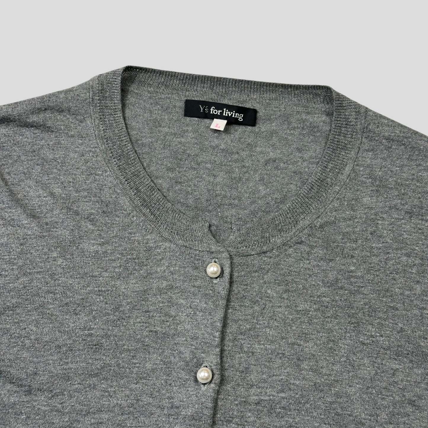 Y’s by Yohji Yamamoto Pearl Button Cardigan - S/M