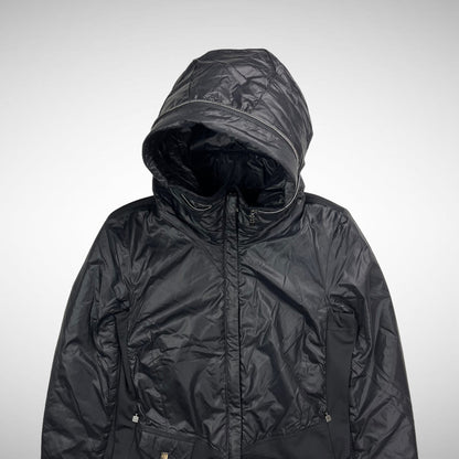 M+F Girbaud Light Puffer w/ Zip Expandable Hood (2000s)