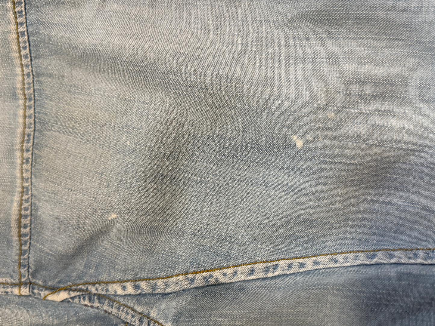 PPFM Asymmetrical Zip Up Denim Look Jacket M/L