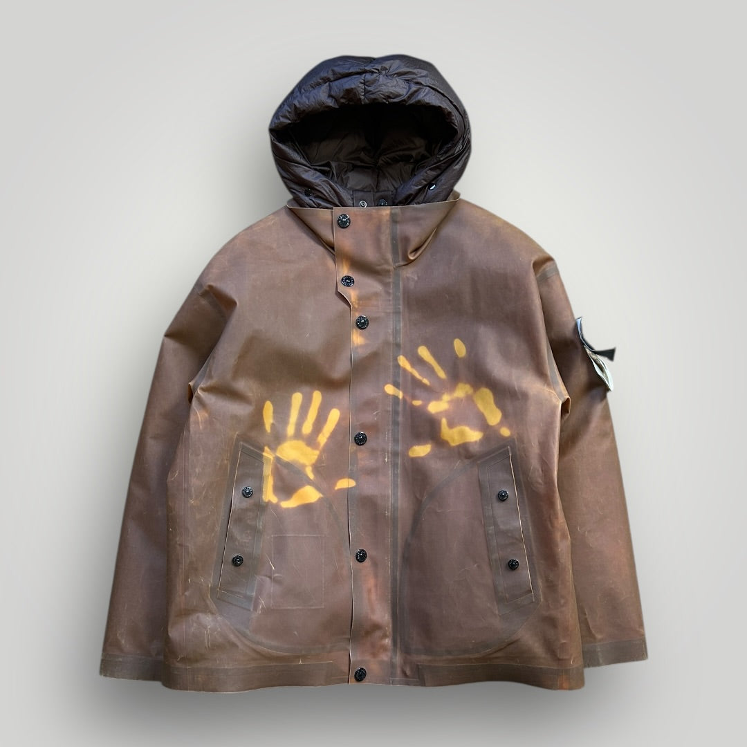 Stone Island Poly Strata Ice Jacket L | Default Title, Orange