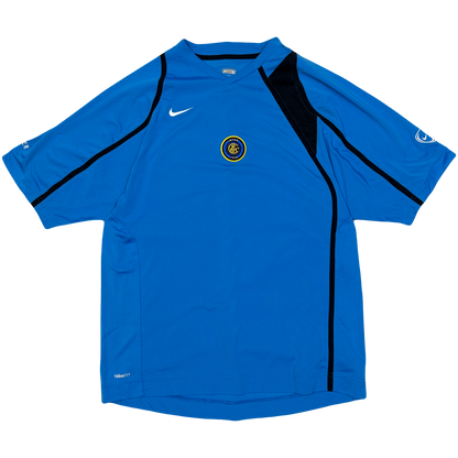 Nike 2006/07 Inter Milan Total 90 Training Shirt In Blue & Black ( L )