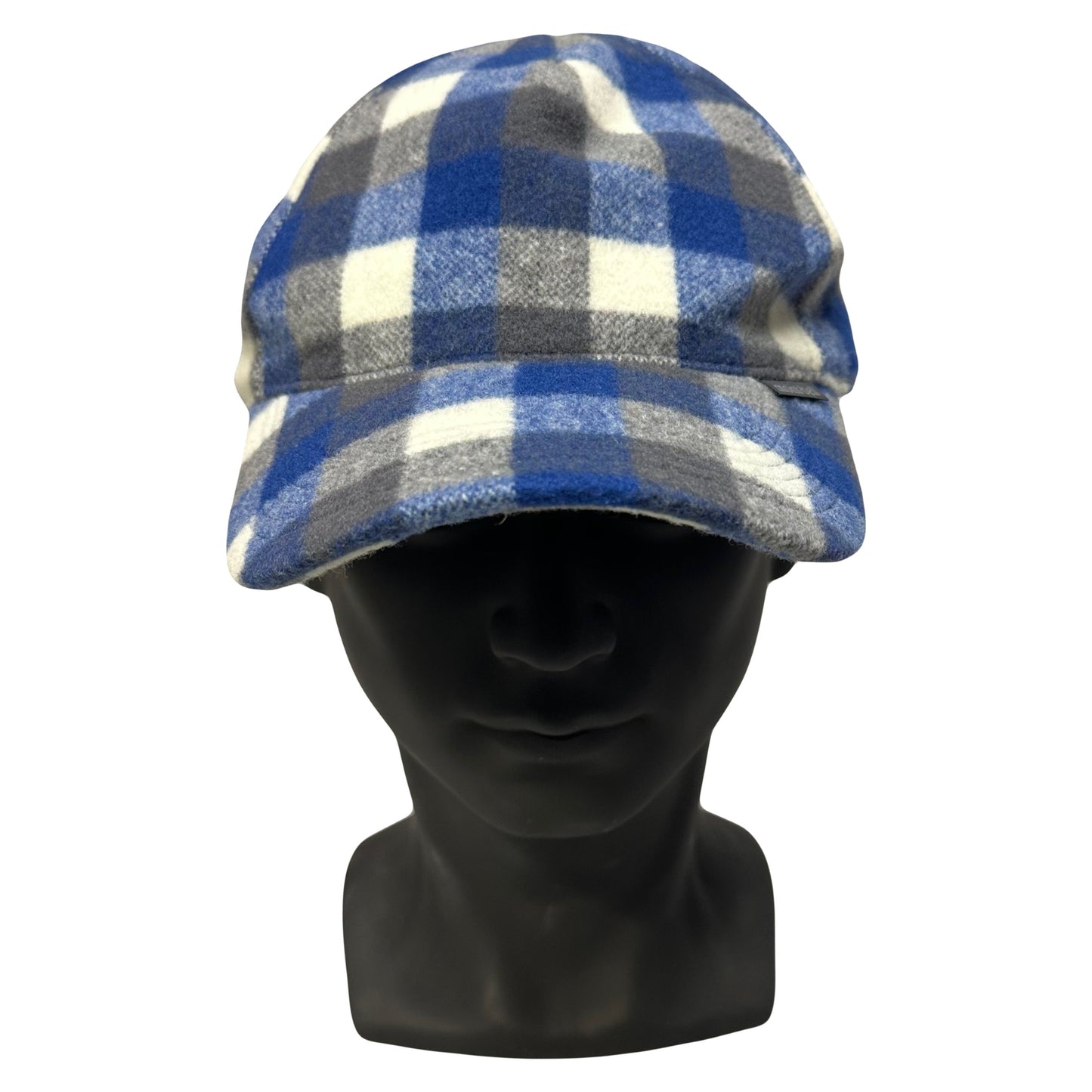 Montbell Wool Check Cap In Blue ( M/L )