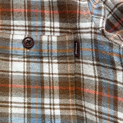 2000's Stüssy cotton Flannel Shirt M | O/S, Brown