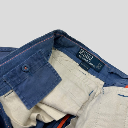 Polo 90’s Ralph Lauren Washed Multipocket Cargo Trousers - 34-36 | W34, Blue