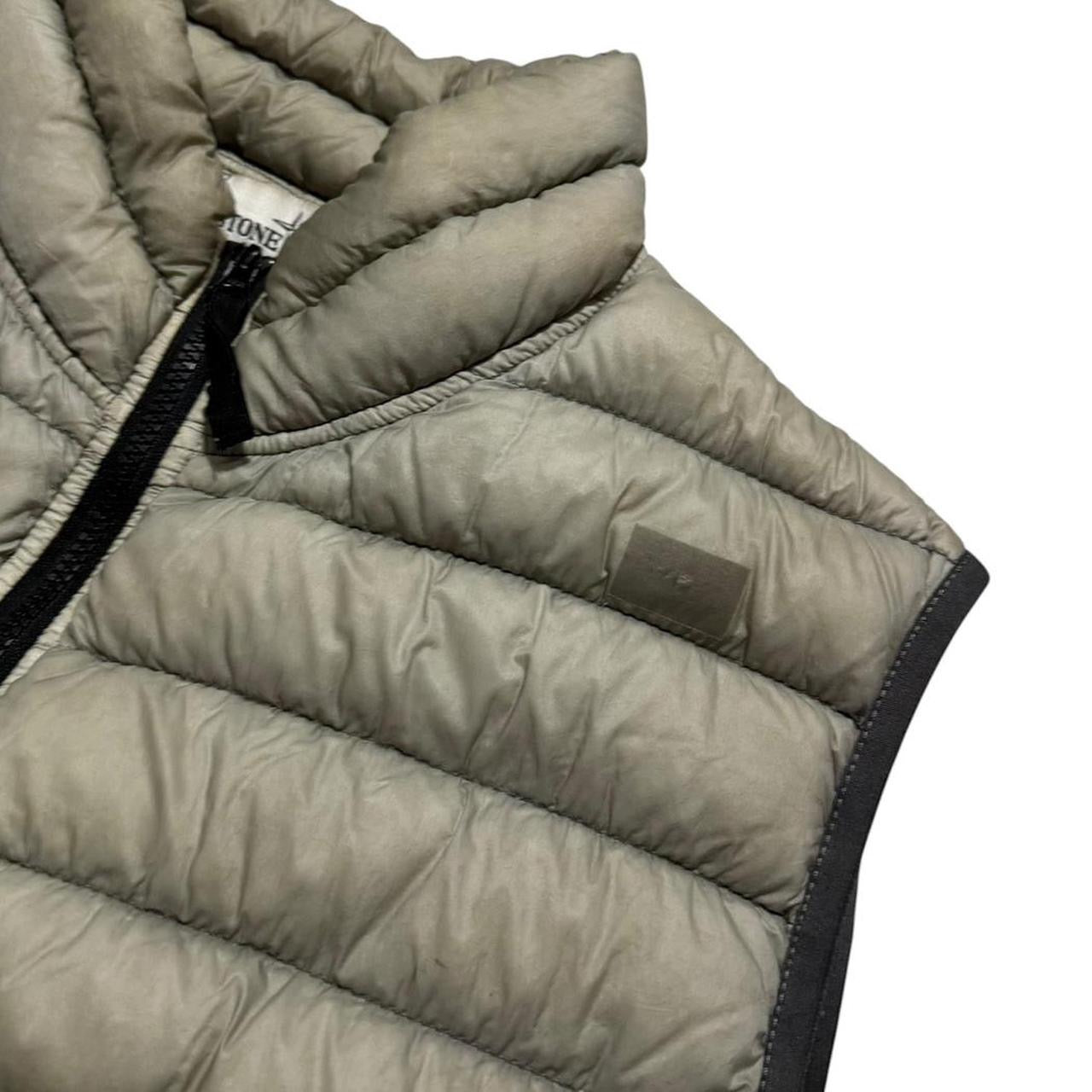 Stone Island Garment Dyed Down Gilet | XL, Grey