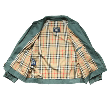 BURBERRY HAYMARKET CHECK CREST JACKET  (L)