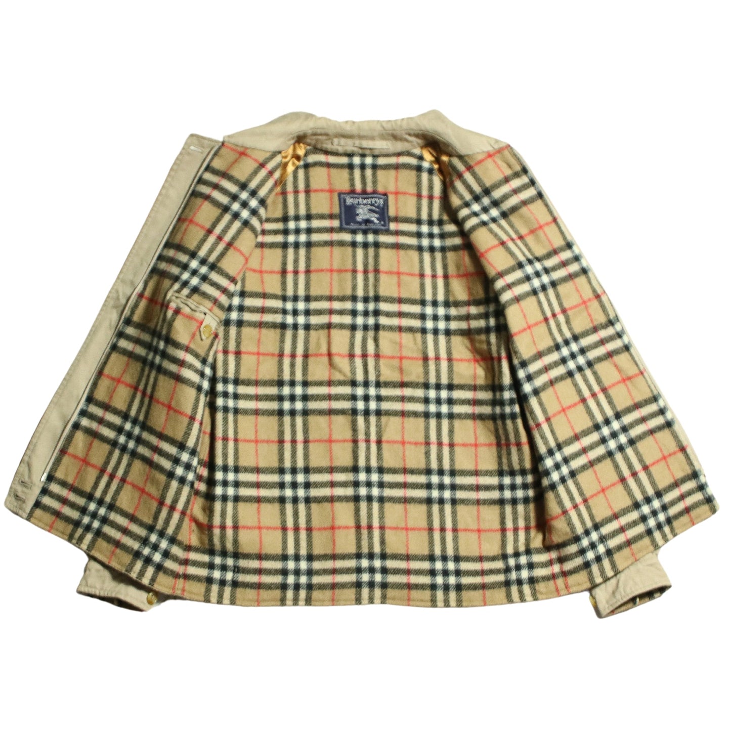 BURBERRY NOVA CHECK HARRINGTON JACKET (S)