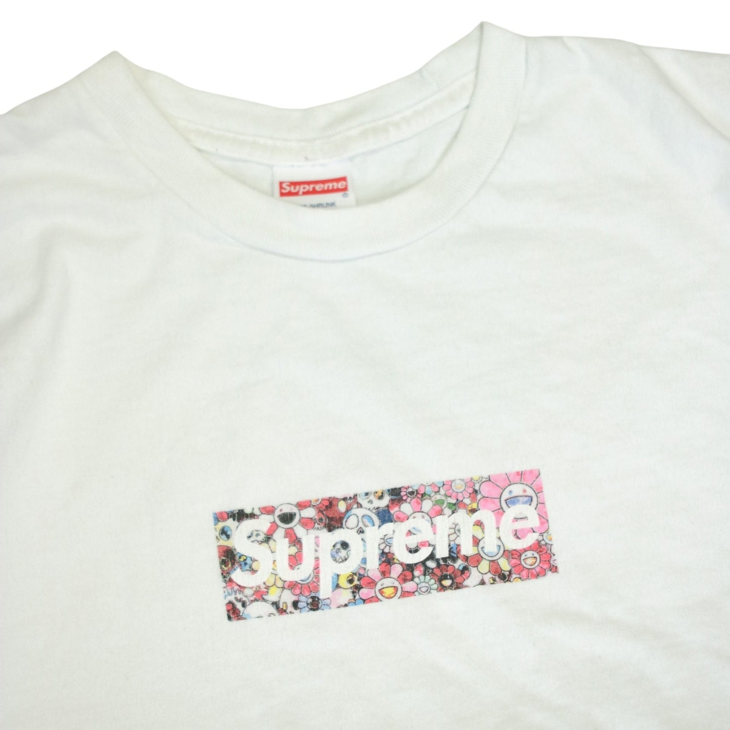 SUPREME TAKASHI MURAKAMI COVID-19 RELIEF BOX LOGO TEE