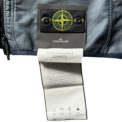 STONE ISLAND FELPA DIAGONALE GOMMATA