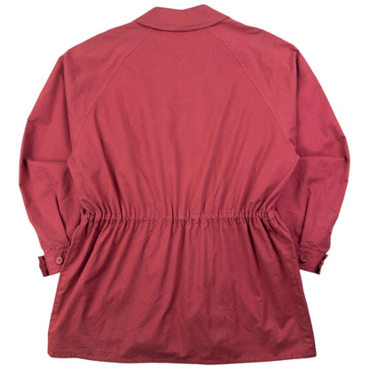 Vintage 90s Burberry Zip Up Cargo Jacket Size XL | XL, Red