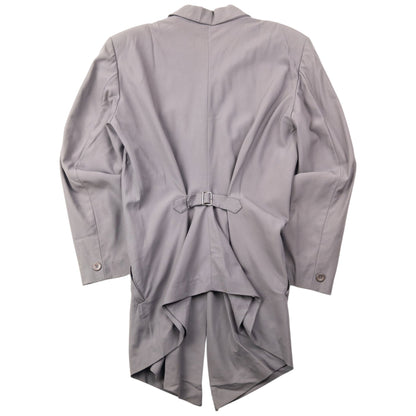 Vintage 90s Issey Miyake PERMANENTE Tapered Blazer Jacket Womens Size L | Large, Grey