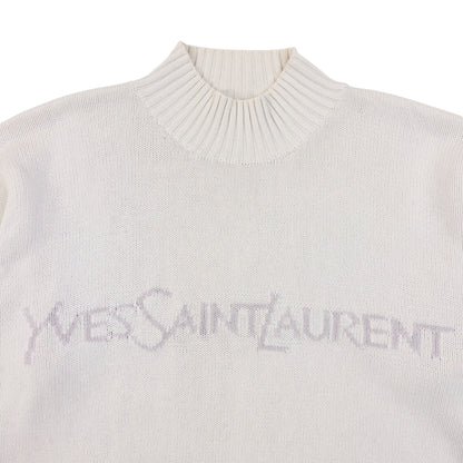 Vintage 2000s YSL Yves Saint Laurent Knit Jumper Size XL | XL, Purple