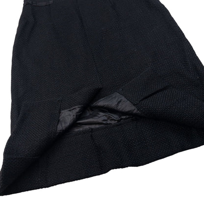 Vintage Prada Pleated Wool Skirt Womens Size W30