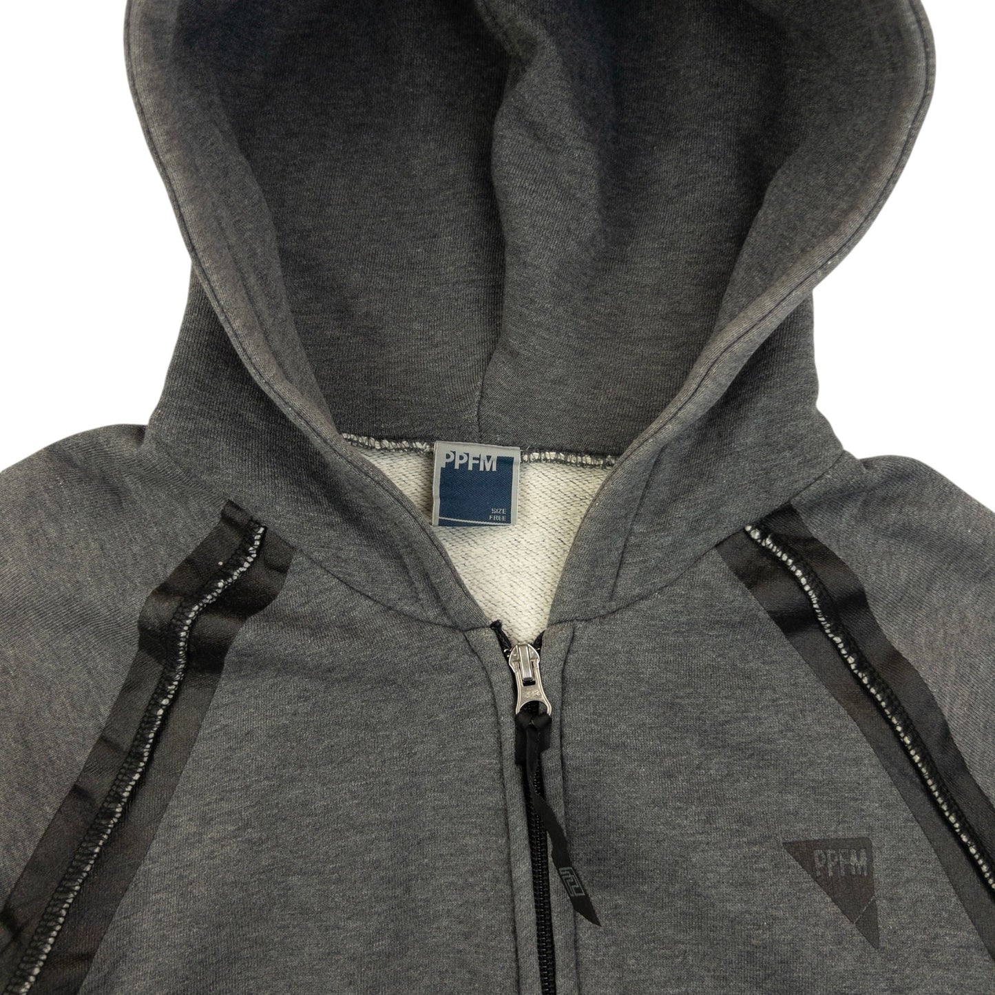 Vintage 2000s PPFM Zip Up Hoodie Size S | Small, Black