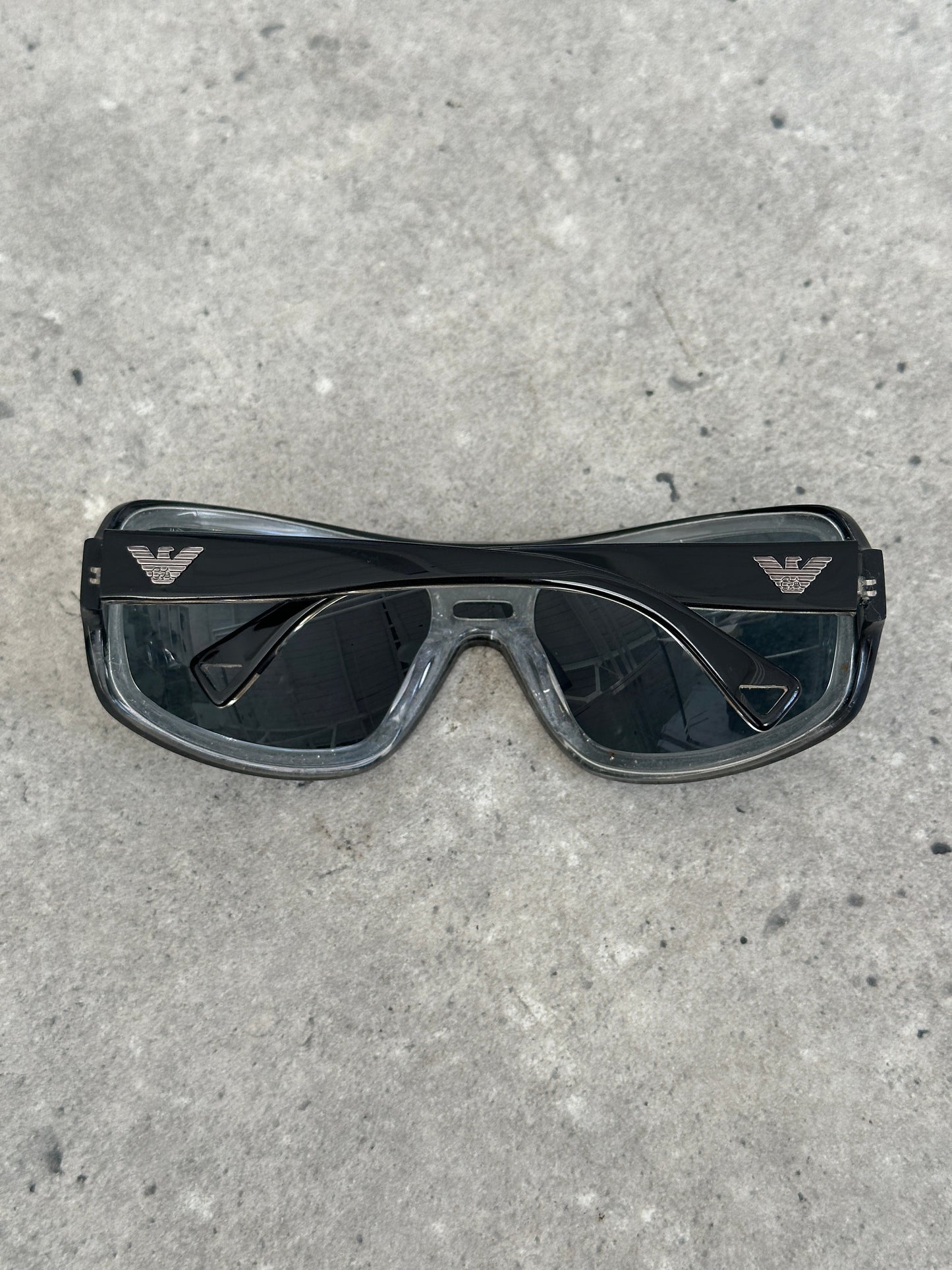 Armani 2000s Shield Logo Sunglasses