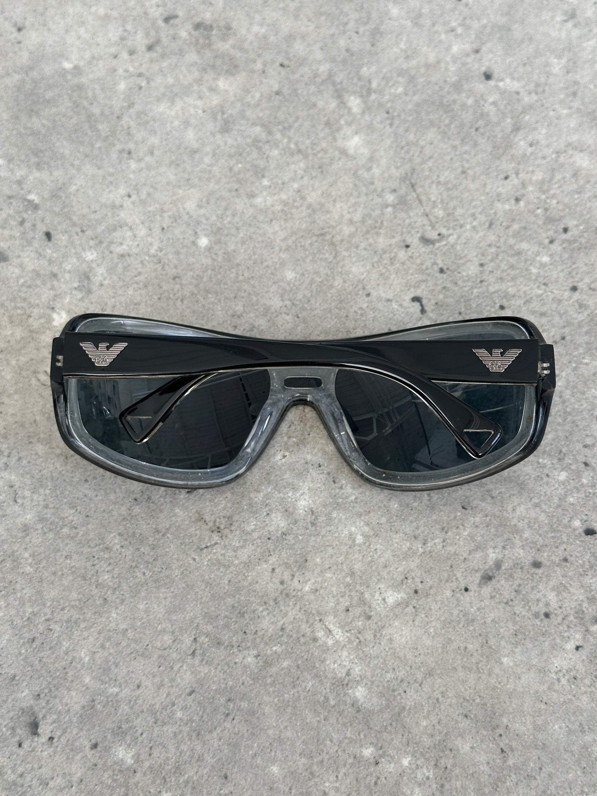 Armani 2000s Shield Logo Sunglasses