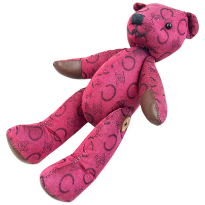 Vintage 90s Celine Monogram Teddy Bear & Embroidered Flannel | O/S, Multicoloured