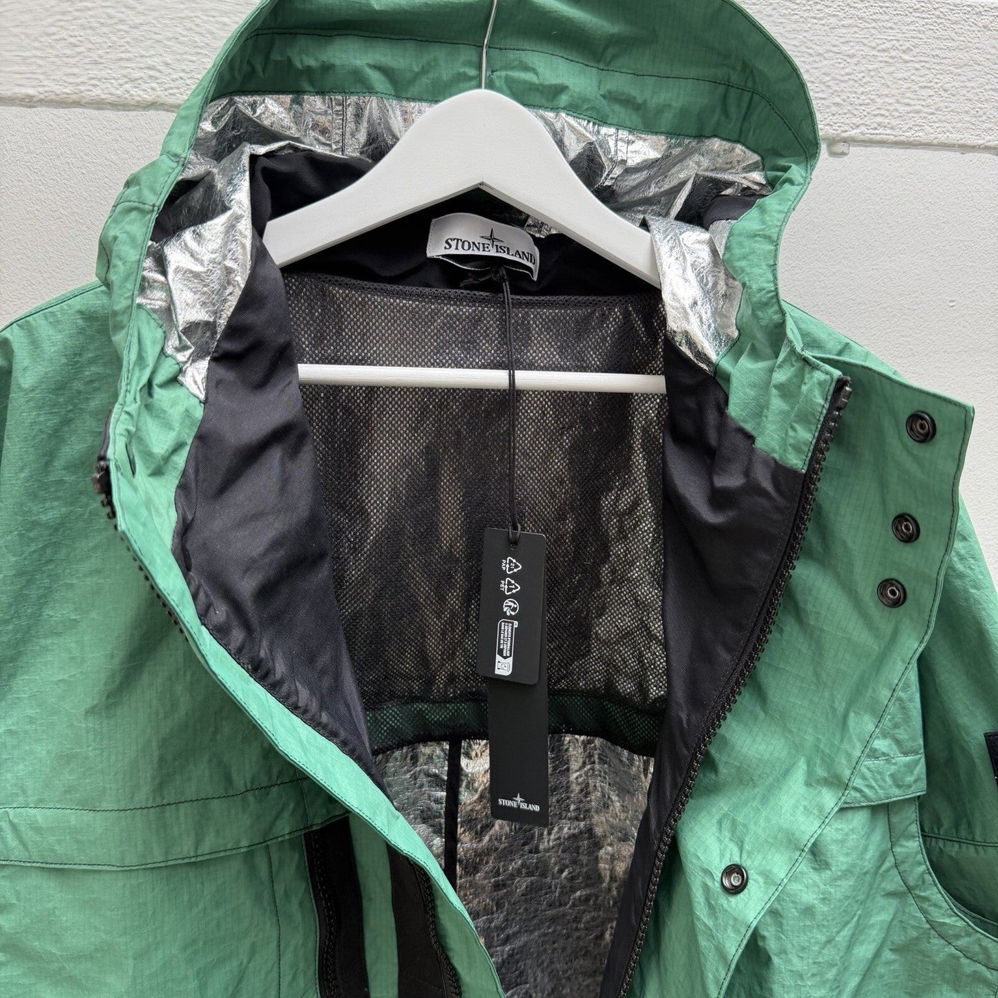 Stone Island Metal Lamina Ripstop Heat Reactive Jacket (XL) | Extra Large, Red