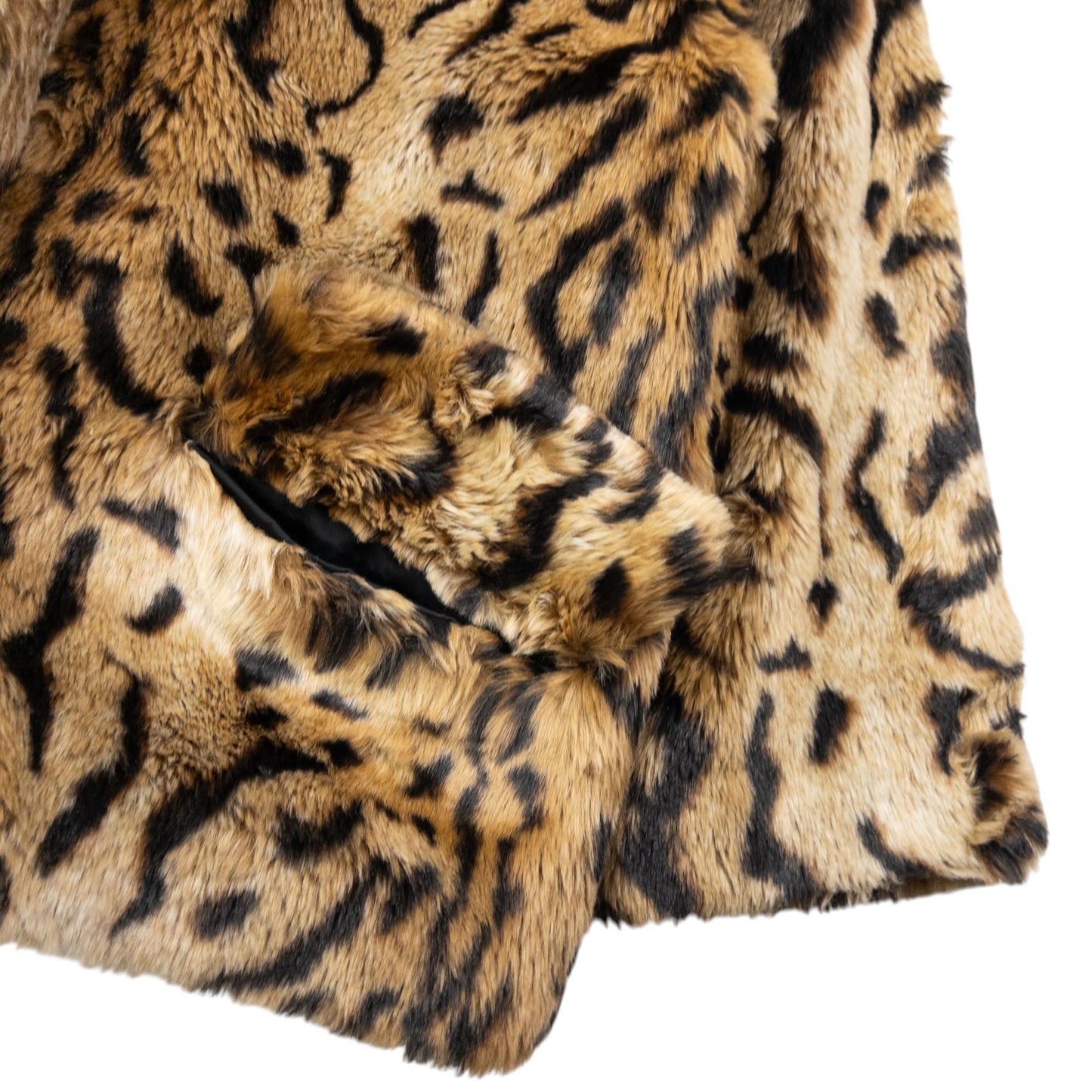 Vintage Miu Miu Faux Fur Leopard Print Jacket Womens Size S | Small, Brown