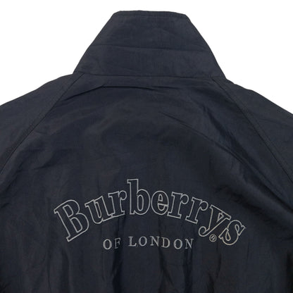 Vintage 90s Burberry Embroidered Zip Up Jacket Size XL | XL, Navy