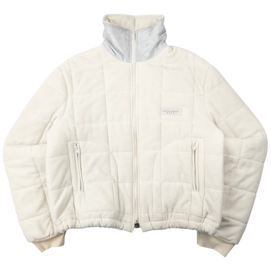 Vintage Giorgio Armani Neve Quilted Fleece Jacket Womens Size L
