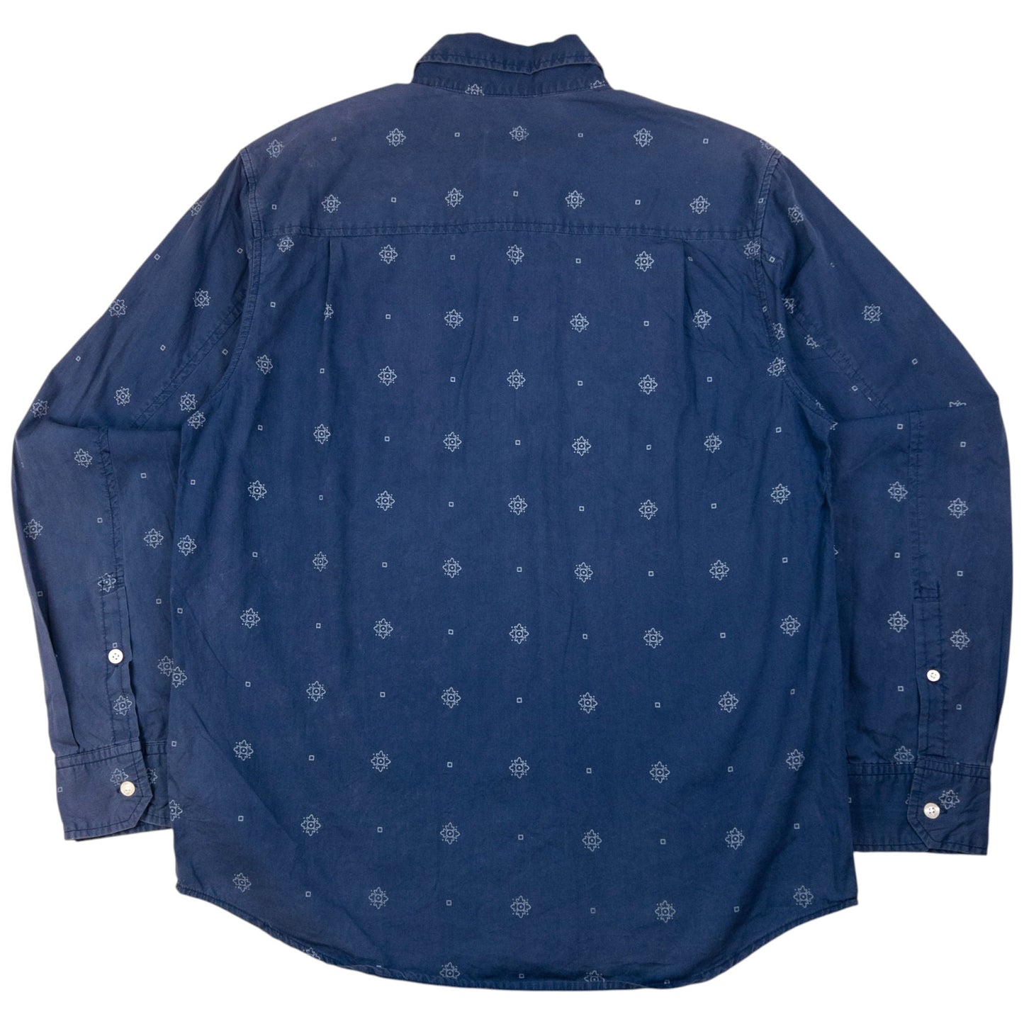 Vintage Stussy Long Sleeve Button Up Shirt Size M