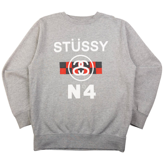 Vintage Stussy No 4 Graphic Sweatshirt Size S