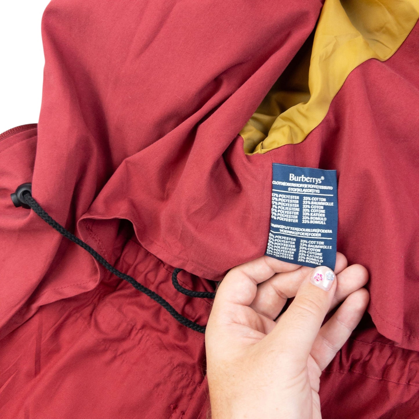 Vintage 90s Burberry Zip Up Cargo Jacket Size XL | XL, Red