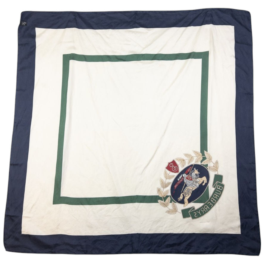 Vintage Burberry Silk Scarf