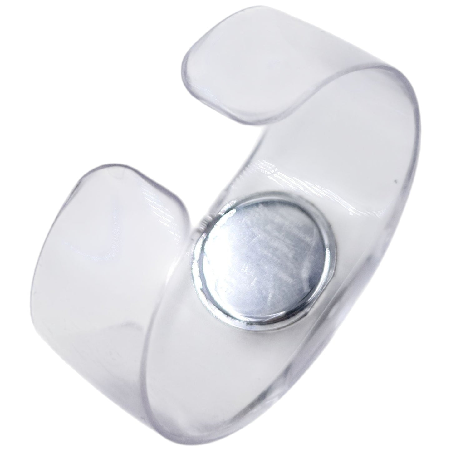 Vintage Issey Miyake X Tokujin Yoshioka Clear Watch Bracelet | O/S, White