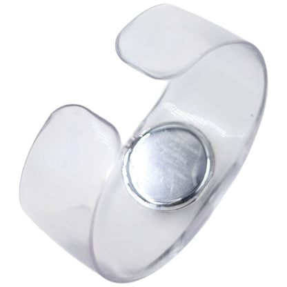 Vintage Issey Miyake X Tokujin Yoshioka Clear Watch Bracelet | O/S, White