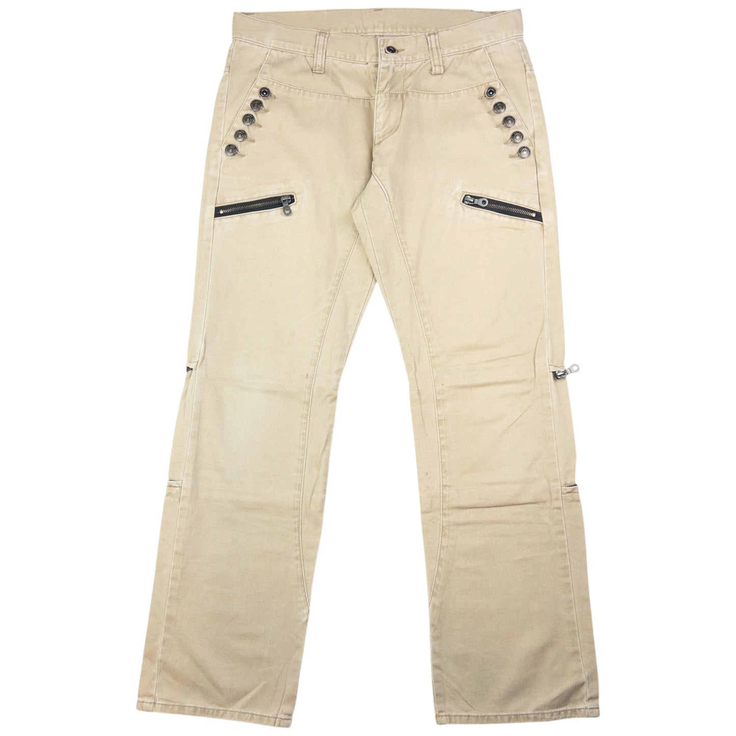 Vintage PPFM Zip Leg Trousers Size W32