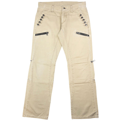 Vintage PPFM Zip Leg Trousers Size W32