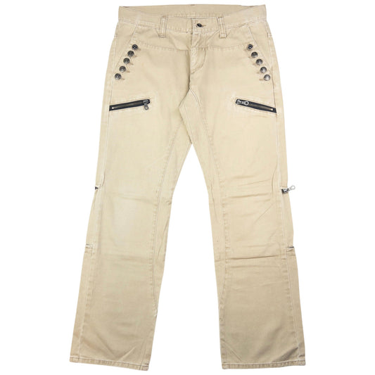 Vintage PPFM Zip Leg Trousers Size W32