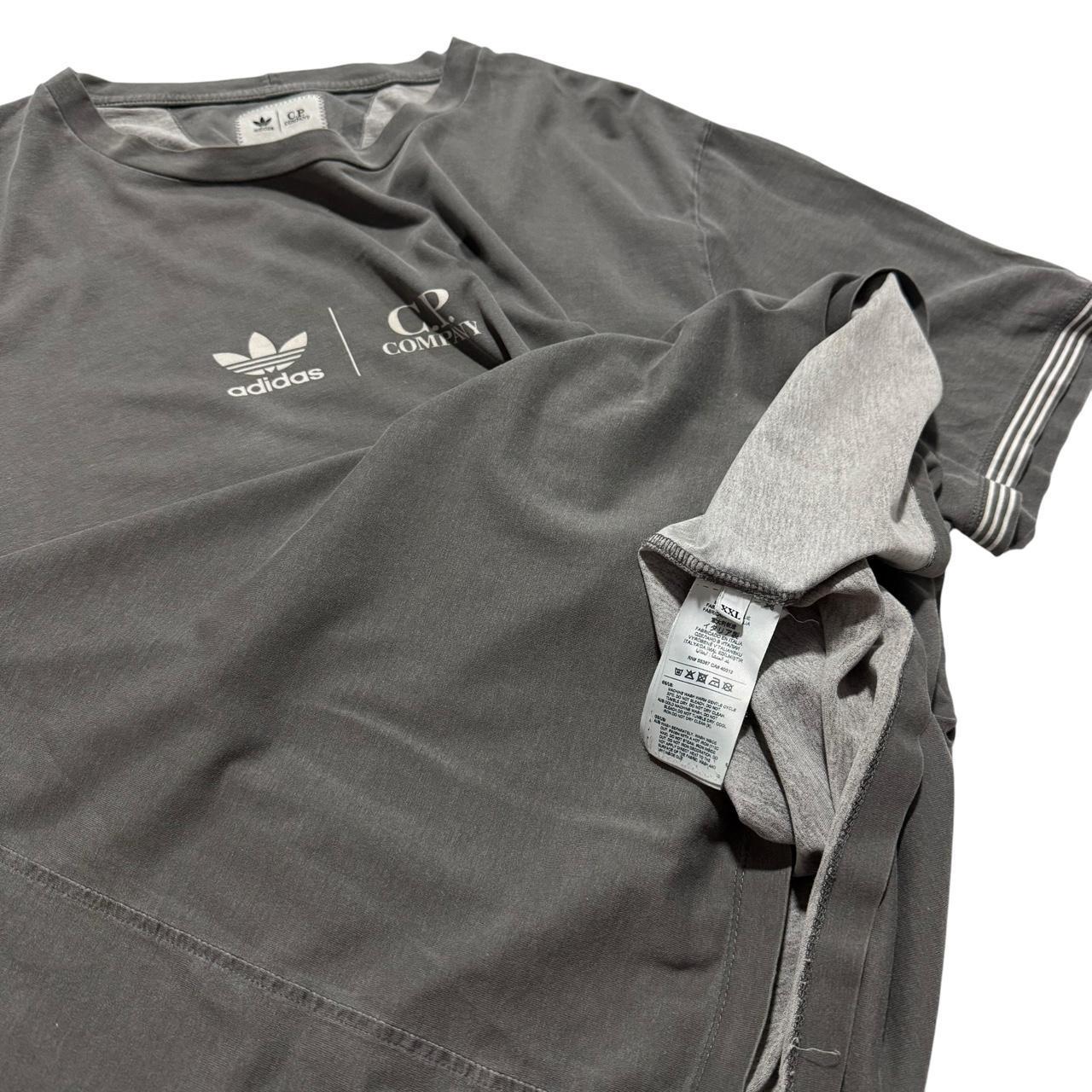 CP Company Adidas T-Shirt | XXL, Charcoal Grey