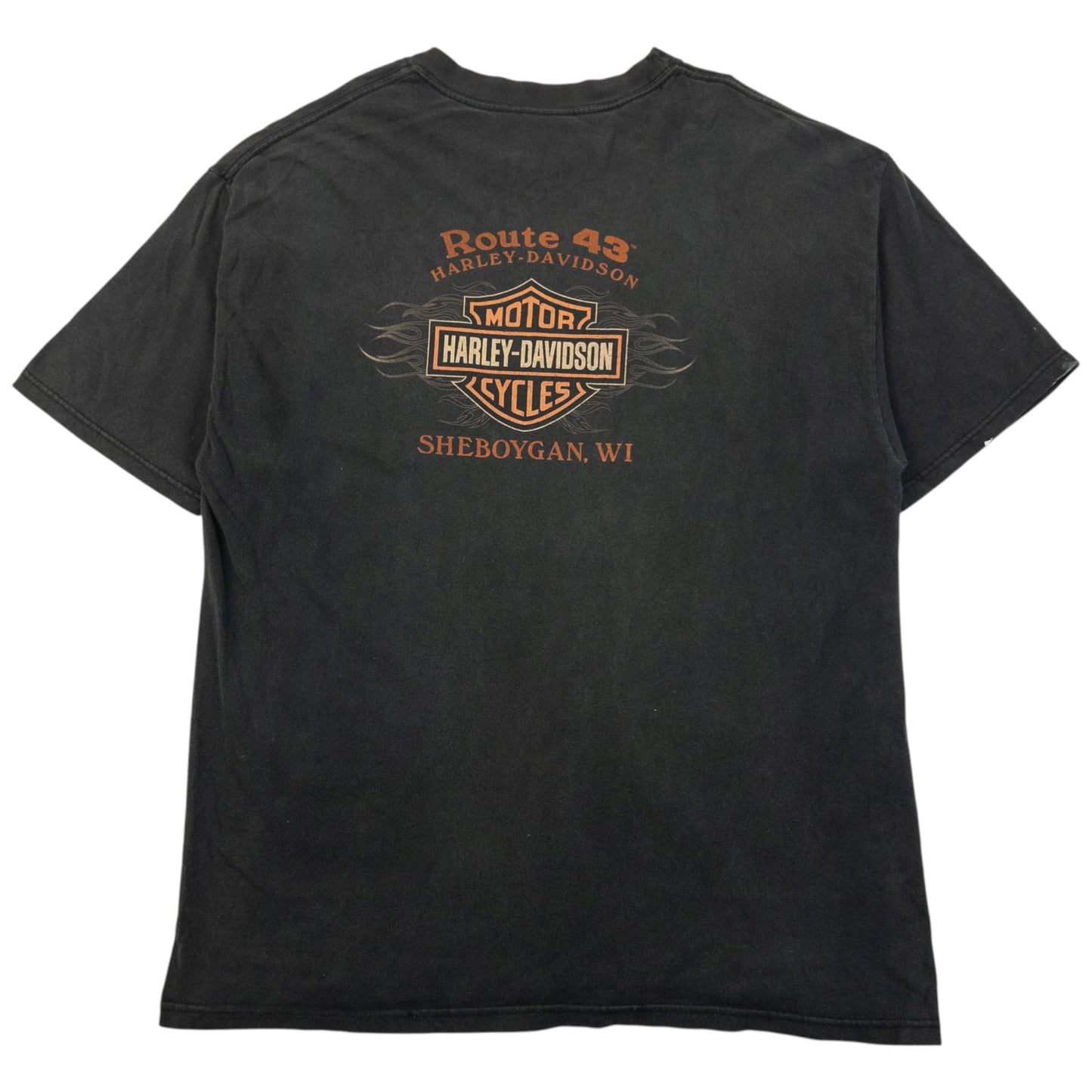 Vintage 2000s Harley Davidson Graphic T Shirt Size XL | XL, Grey