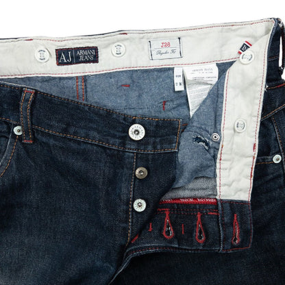 Vintage Armani Jeans Curve Leg Denim Jeans Size W38