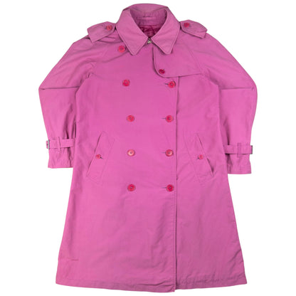 Vintage Burberry Trench Coat Jacket Womens Size M