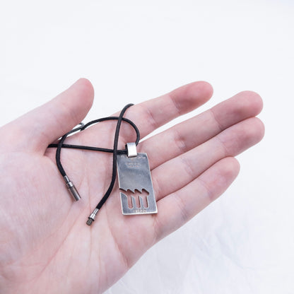 Vintage 2000s Gucci Silver Virgo Pendant Necklace