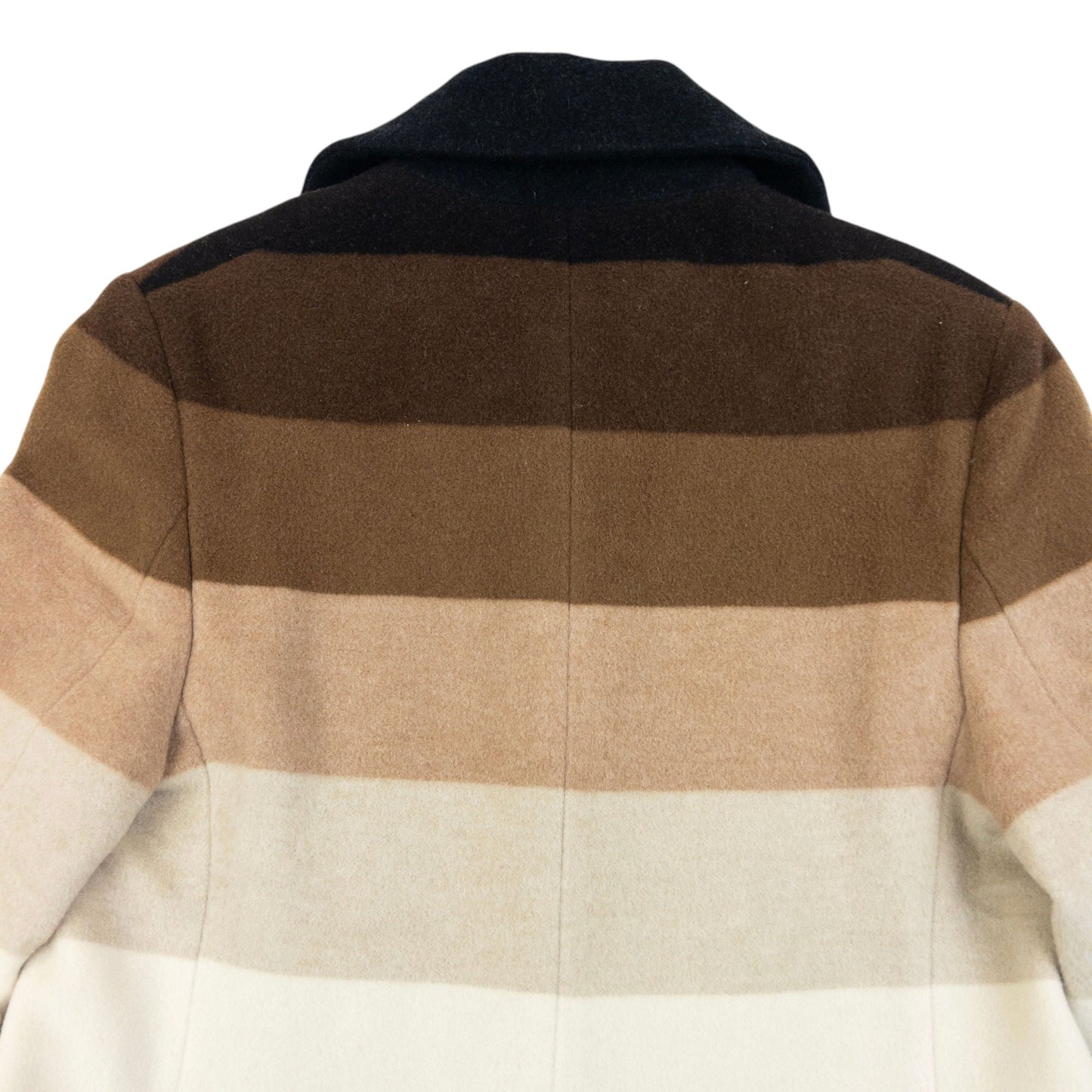 Vintage 2015 JW Anderson SAMPLE Striped Wool Jacket Size S | Small, Brown, Beige, Cream