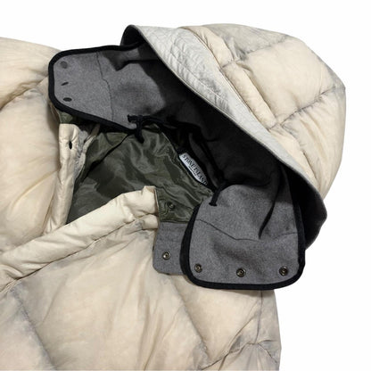 Stone Island A/W 2009 Opaque Tela Down Jacket | XXL, Ivory